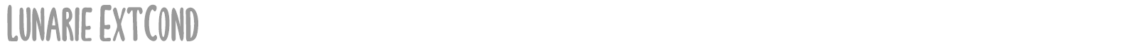 Lunarie font preview